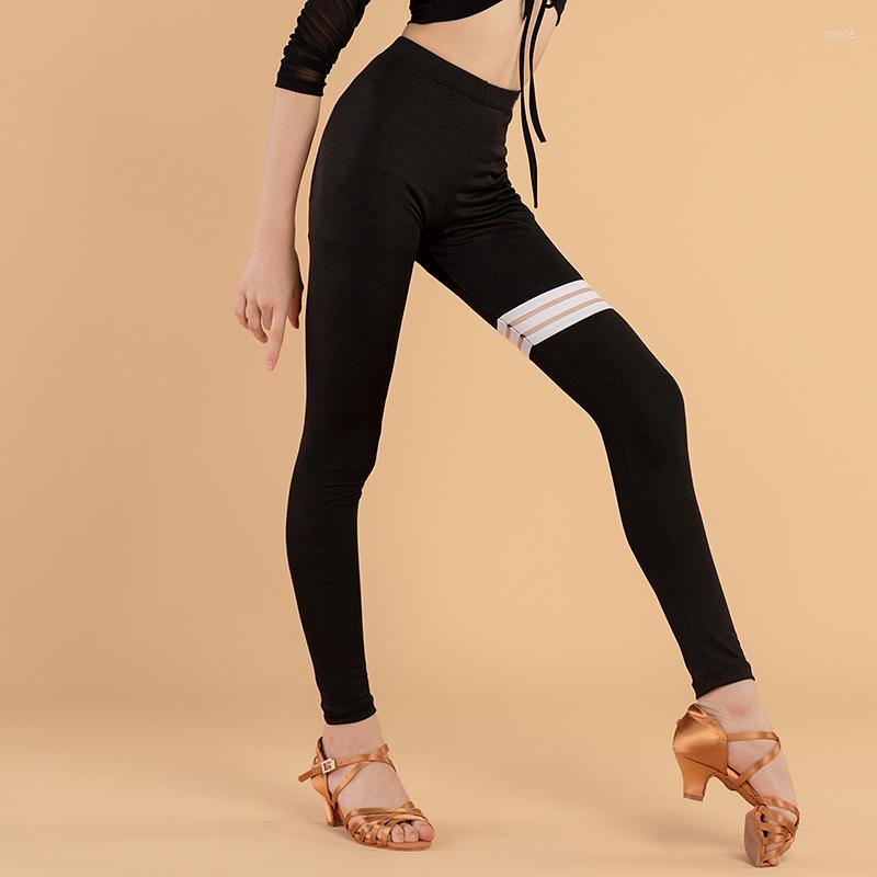 Stage Wear Black Latin Dance Pants For Girls Soft Latina Ballroom Practice Tango Salsa Cha Outfits JL1783, Thick stripe
Stage Wear Black Latin Dance Pants For Girls Soft Latina Ballroom Practice Tango Salsa Cha Outfits JL1783, Thick stripe