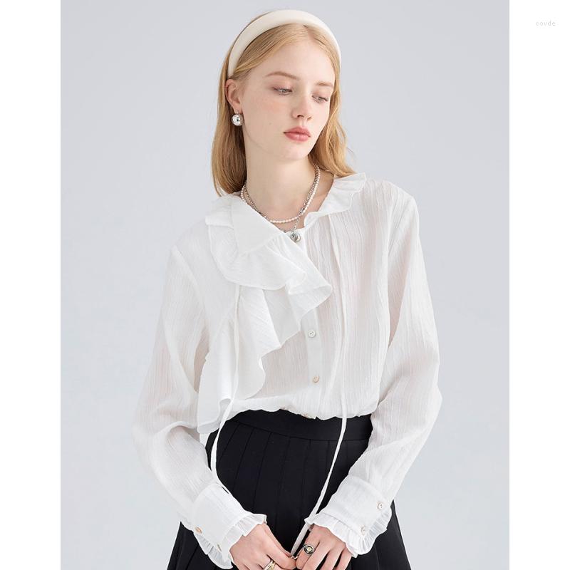 Women' Blouses Women' Clothes Shirt Spring Streetwear White Ruffles Fashion Vintage Female Long Sleeve Chic Baggy Casual Blouse Tops
Women' Blouses Women' Clothes Shirt Spring Streetwear White Ruffles Fashion Vintage Female Long Sleeve Chic Baggy Casual Blouse Tops