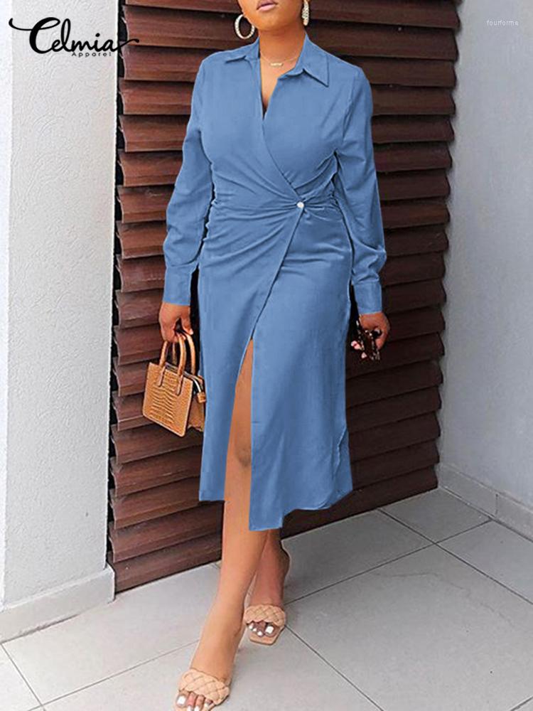 Casual Dresses Celmia Women Leisure Shirtdress Long Sleeve Lapel Oversize Wrap Dress 2023 Summer Soild Color Daily Midi, Black
Casual Dresses Celmia Women Leisure Shirtdress Long Sleeve Lapel Oversize Wrap Dress 2023 Summer Soild Color Daily Midi, Black