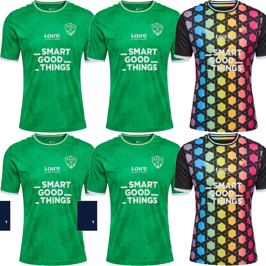23 24 AS Saint Etienne Third Soccer Jerseys Home Away ASSE Youssouf Maillots De Foot Shirt KHAZRI BOUDEBOUZ AHOLOU Football Shirt uniforms, Black
23 24 AS Saint Etienne Third Soccer Jerseys Home Away ASSE Youssouf Maillots De Foot Shirt KHAZRI BOUDEBOUZ AHOLOU Football Shirt uniforms, Black