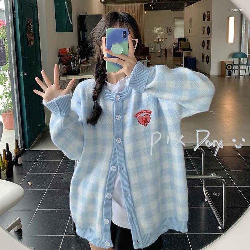 Women' Knits Sweet Girl Fashion Soft Knit Top Cardigan Long Sleeve O Neck Retro Plaid Sweater Jumper Single Breast Casual Loose Knitwear, Black
Women' Knits Sweet Girl Fashion Soft Knit Top Cardigan Long Sleeve O Neck Retro Plaid Sweater Jumper Single Breast Casual Loose Knitwear, Black