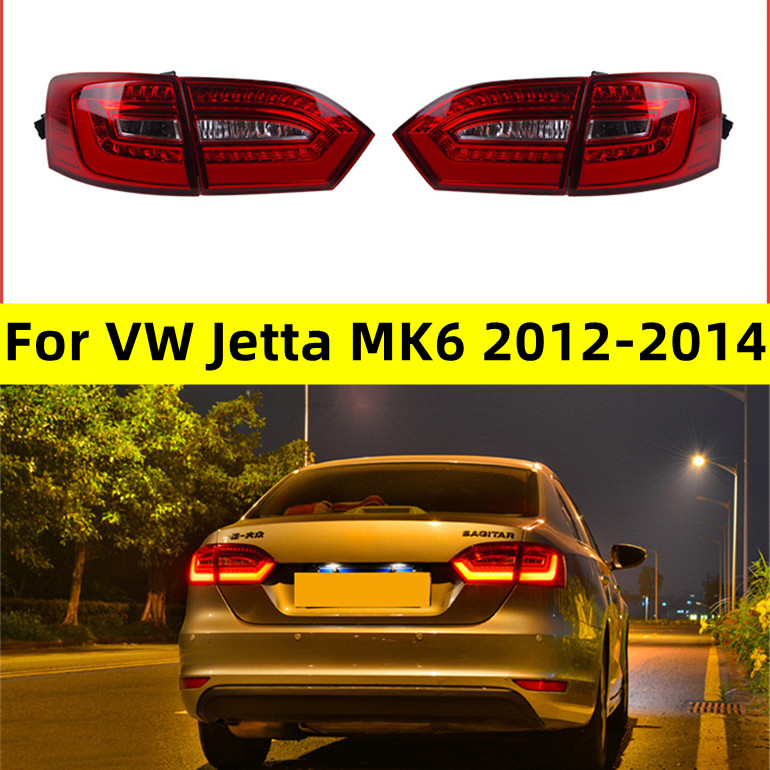 Auto Taillight For VW Jetta MK6 2012-2014 Taillights LED DRL Running Lights Fog Lights Turn Signal Rear Parking Lights