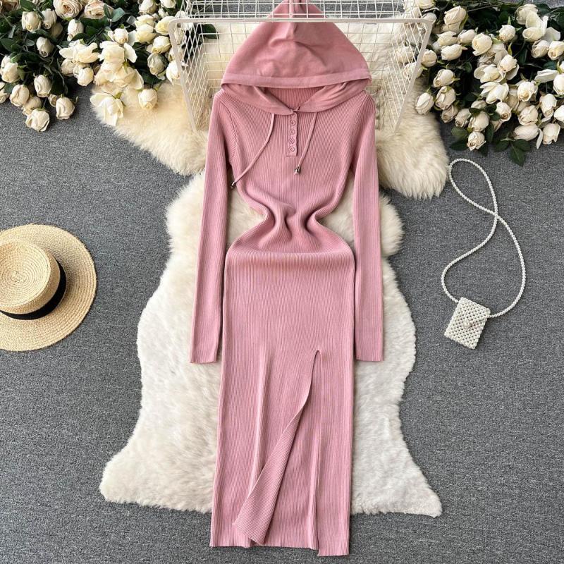 Casual Dresses Elegant Evening Party Women Sexy Holiday Hooded Knitting Pink Sweetie Vestidos All Match Trendy Vintage
Casual Dresses Elegant Evening Party Women Sexy Holiday Hooded Knitting Pink Sweetie Vestidos All Match Trendy Vintage