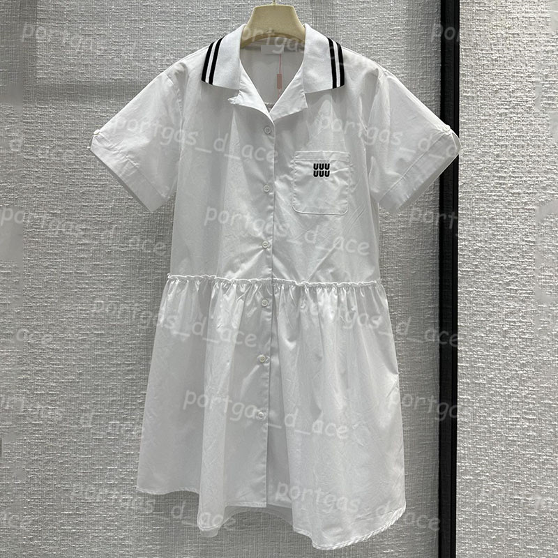 Women White Dress Charming Short Sleeve Dress Letter Embroidered Dresses, Light blue with label;a20763
Women White Dress Charming Short Sleeve Dress Letter Embroidered Dresses, Light blue with label;a20763