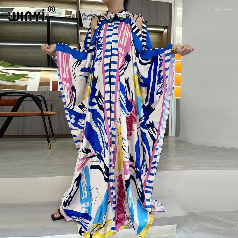 Casual Dresses Autumn Sukienka Middle East Robes De Cocktai Free Size Women's Half Sleeve Floral Printed Elegant Vacation Loose
Casual Dresses Autumn Sukienka Middle East Robes De Cocktai Free Size Women's Half Sleeve Floral Printed Elegant Vacation Loose