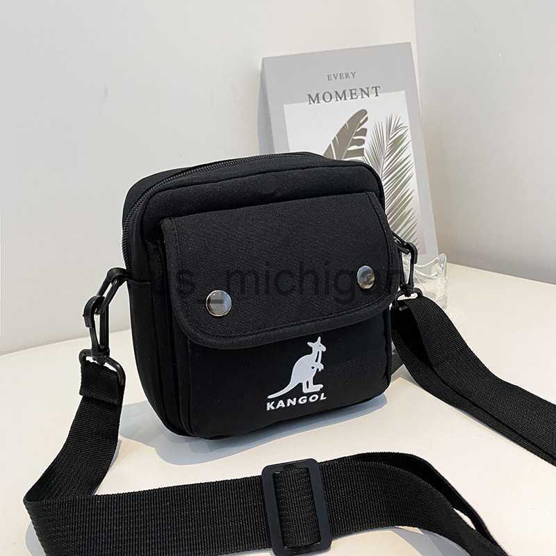 Evening Bags New Women's Bag Korean Fashion Kangaroo Women's Shoulder Bag Fashion Crossbody Bag J230609