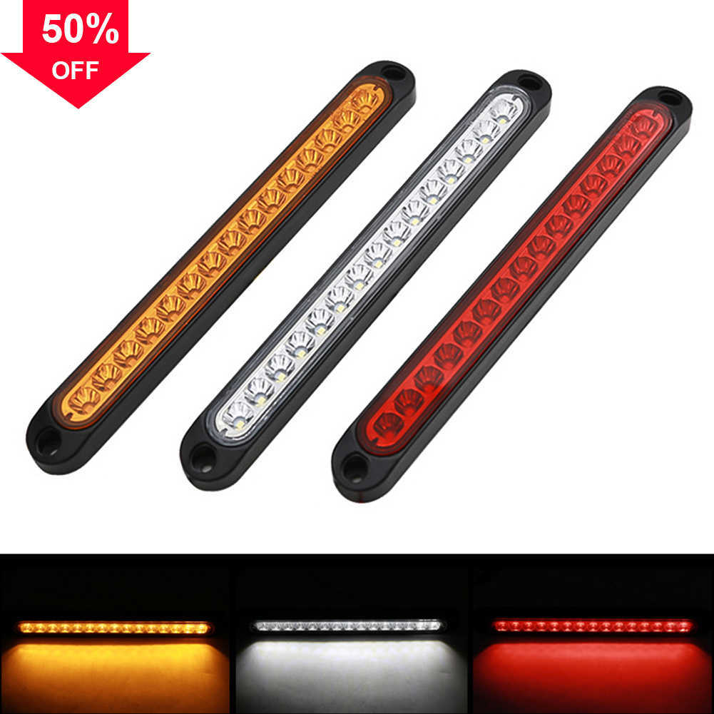 New 15 LED Trailer Brake Tail Light LED Bar Stop Turn Tail Lights Waterproof Assembly Brake Strip Red Light for Marine Boats Golf
New 15 LED Trailer Brake Tail Light LED Bar Stop Turn Tail Lights Waterproof Assembly Brake Strip Red Light for Marine Boats Golf