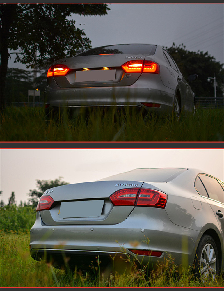 Auto Taillight For VW Jetta MK6 2012-2014 Taillights LED DRL Running Lights Fog Lights Turn Signal Rear Parking Lights