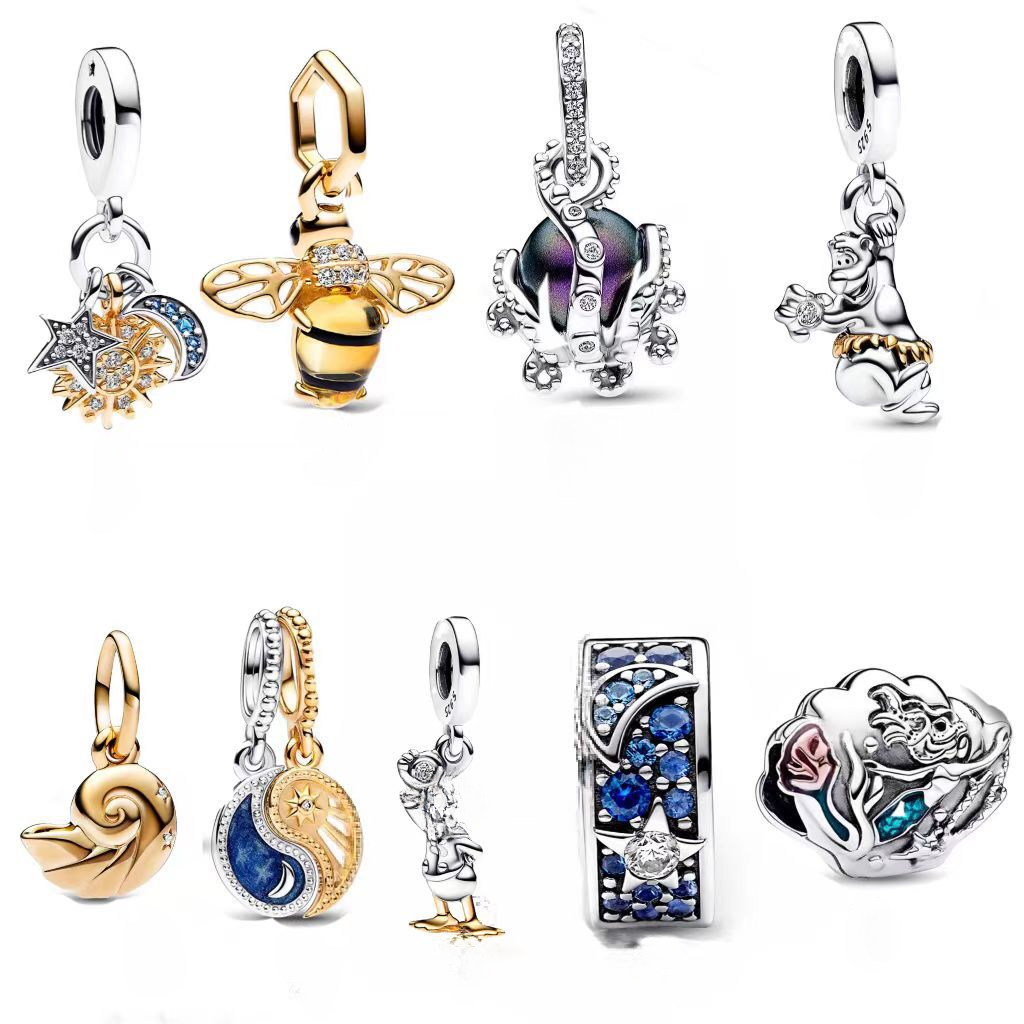 925 Silver Charm Summer New Series Bracelet Bead DIY Accessories Shells Character Character Pandora Pymal Pendant Pendant Free Delivery
925 Silver Charm Summer New Series Bracelet Bead DIY Accessories Shells Character Character Pandora Pymal Pendant Pendant Free Delivery