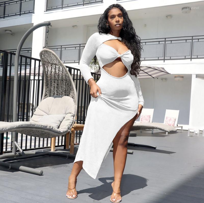 Casual Dresses WUHE Sexy High Split Maxi Dress Women Evening Party Cut Out Long Sleeve Bodycon Elegant Club Rave Festival Birthday, Black
Casual Dresses WUHE Sexy High Split Maxi Dress Women Evening Party Cut Out Long Sleeve Bodycon Elegant Club Rave Festival Birthday, Black