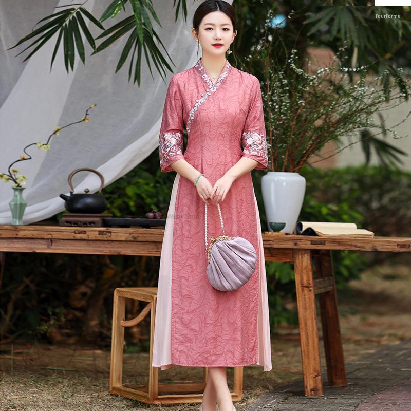 Ethnic Clothing Oriental Dress Chinese Traditional Cheongsam Lace Party Qipao Ancient Elegant HS49
Ethnic Clothing Oriental Dress Chinese Traditional Cheongsam Lace Party Qipao Ancient Elegant HS49