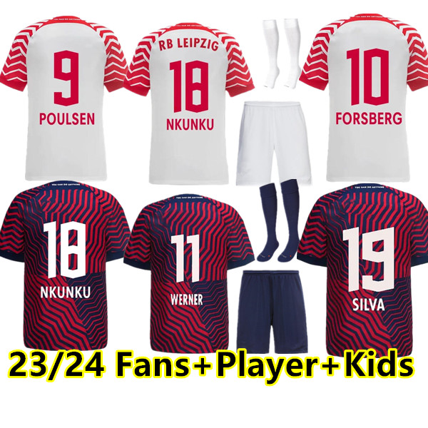 23 24 RBL Leipziges Soccer Jerseys fans player version SILVA SZOBOSZLAI POULSEN ANGELINO NKUNKU ADAMS OLMO KLUIVERT HAIDARA men kids Kits sock football shirt, 23/24 home adult
23 24 RBL Leipziges Soccer Jerseys fans player version SILVA SZOBOSZLAI POULSEN ANGELINO NKUNKU ADAMS OLMO KLUIVERT HAIDARA men kids Kits sock football shirt, 23/24 home adult