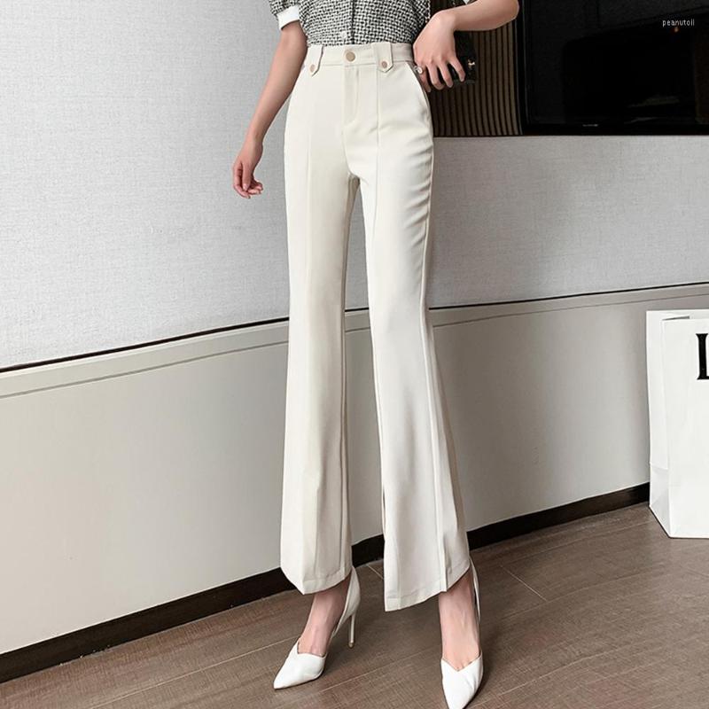 Women' Pants Women Vintage High Waist Flare Split Straight Long Trousers Femme Elegant Office Lady Casual Suit, Apricot pants
Women' Pants Women Vintage High Waist Flare Split Straight Long Trousers Femme Elegant Office Lady Casual Suit, Apricot pants