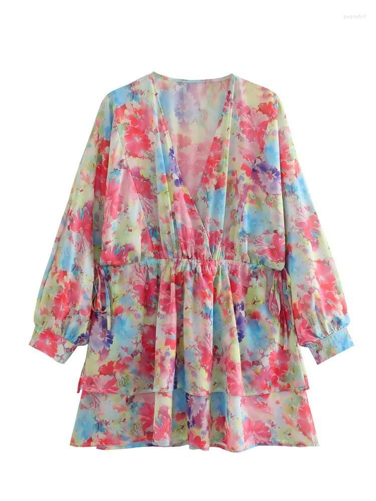 Casual Dresses YENKYE 2023 Women Side Drawstrings Elastic Waist Floral Print Dress Vintage Long Sleeve V Neck Female Summer Mini, Picture shown
Casual Dresses YENKYE 2023 Women Side Drawstrings Elastic Waist Floral Print Dress Vintage Long Sleeve V Neck Female Summer Mini, Picture shown