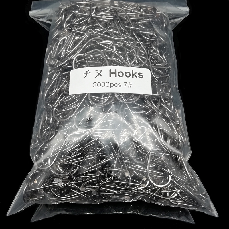 Fishing Hooks 2000pcslot Fishhooks Whole By Bulk Flat jig Head Fish Barbed Hook Grass Carp Offshore Angling Pesca peche fishing tackles anzol 230608
