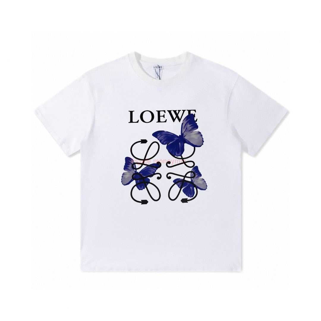 Designer Fashion Clothing Tees Tshirts High Quality Version Loe Loewe 2023 Summer Trend Butterfly Printed Short Sleeved Tshirt French Style Outerwear Sweet Luxury, White
Designer Fashion Clothing Tees Tshirts High Quality Version Loe Loewe 2023 Summer Trend Butterfly Printed Short Sleeved Tshirt French Style Outerwear Sweet Luxury, White