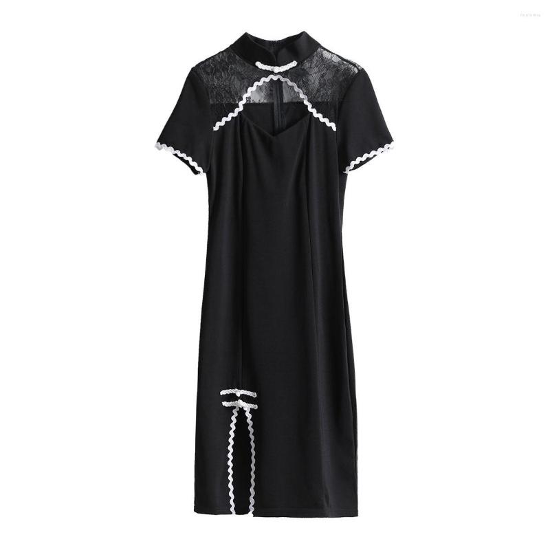 Ethnic Clothing Large Modified Cheongsam Summer Lace Split Dress Retro Chinese Women's Wear
Ethnic Clothing Large Modified Cheongsam Summer Lace Split Dress Retro Chinese Women's Wear