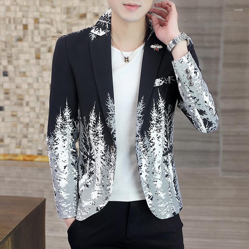 Men's Suits 2023 Men's Autumn Slim-Fit Long-Sleeved Gradient Blazer Youth Fashion Casual Printing, White
Men's Suits 2023 Men's Autumn Slim-Fit Long-Sleeved Gradient Blazer Youth Fashion Casual Printing, White