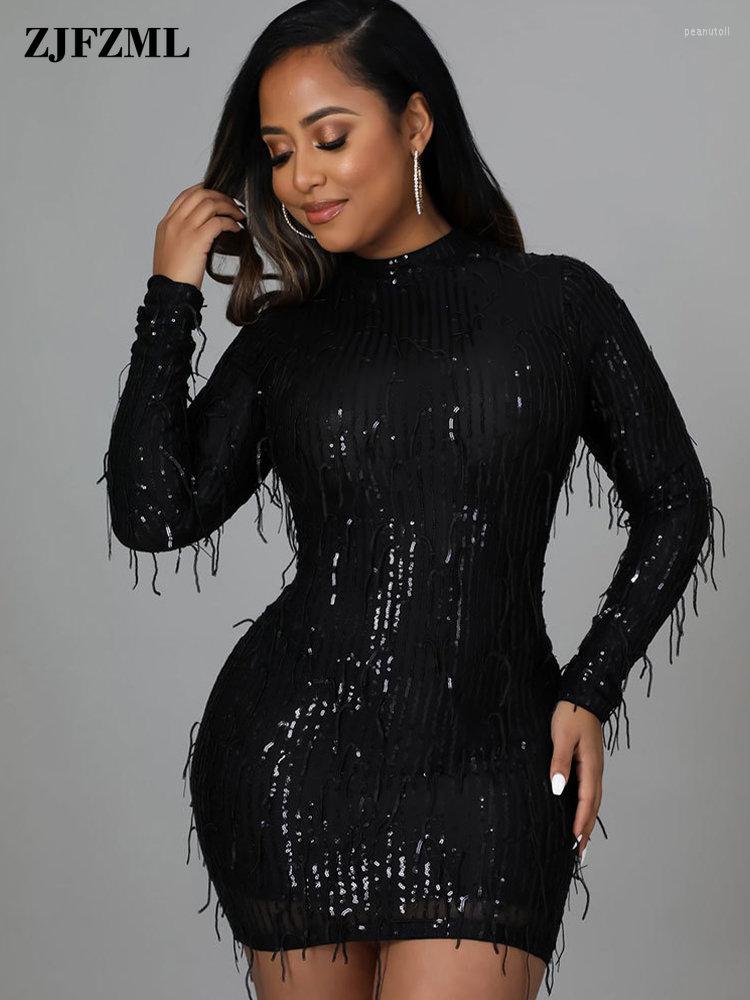 Casual Dresses Black Glitter Sparkly Sequin Package Hip Dress For Women Sexy Elegant Long Sleeve High Collar Birthday Party Club Short
Casual Dresses Black Glitter Sparkly Sequin Package Hip Dress For Women Sexy Elegant Long Sleeve High Collar Birthday Party Club Short