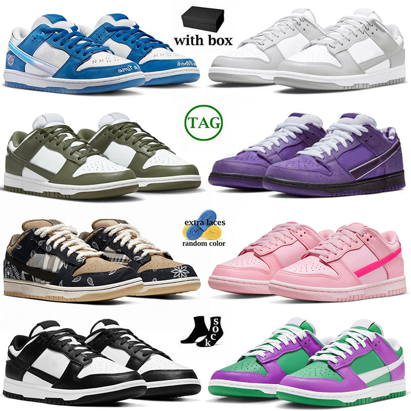 2023 Authentic Top Quality Low Designer Shoes Panda Triple Pink Jarritos Medium Olive Men Women Sports SB Du Og Sneakers 36-48, 13 36-45
2023 Authentic Top Quality Low Designer Shoes Panda Triple Pink Jarritos Medium Olive Men Women Sports SB Du Og Sneakers 36-48, 13 36-45