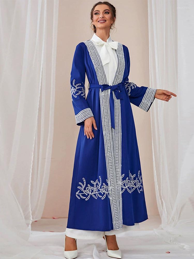 Casual Dresses Women Elegant Maxi 2023 Spring Autumn Long Sleeve Embroidery Cardigan Muslim Turkish Evening Party Robe Vestido, Blue
Casual Dresses Women Elegant Maxi 2023 Spring Autumn Long Sleeve Embroidery Cardigan Muslim Turkish Evening Party Robe Vestido, Blue