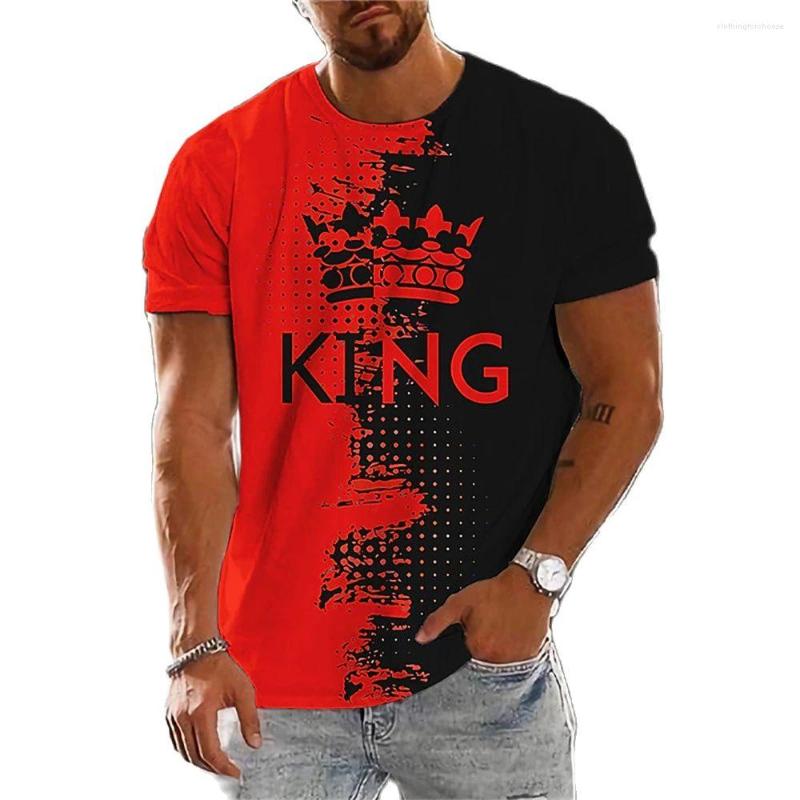Men's T Shirts Summer Color Block King Crown Print Men's Fashion O-Neck Short Sleeve Loose Clothing Apparel Oversized Shirt For Men, A01-bc04304
Men's T Shirts Summer Color Block King Crown Print Men's Fashion O-Neck Short Sleeve Loose Clothing Apparel Oversized Shirt For Men, A01-bc04304