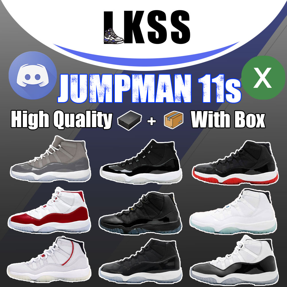 LKSS Jumpman 11 Basketball Shoes Men Women Cherry 11s Low Cement Grey DMP Cool Grey 25th Anniversary Bred Concord Yellow Snakeskin Mens Trainers Sport Sneakers, As pic
LKSS Jumpman 11 Basketball Shoes Men Women Cherry 11s Low Cement Grey DMP Cool Grey 25th Anniversary Bred Concord Yellow Snakeskin Mens Trainers Sport Sneakers, As pic