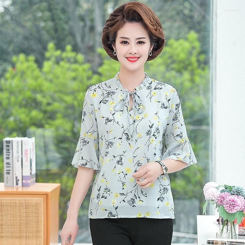 Women's T Shirts Tied Bowknot Flower Print Women's 2023 Ear Collar Bottom Shirt Fresh And Elegant Top, Black
Women's T Shirts Tied Bowknot Flower Print Women's 2023 Ear Collar Bottom Shirt Fresh And Elegant Top, Black