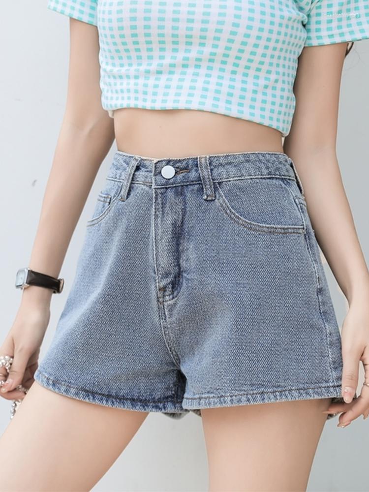 Women' Shorts FTLZZ Summer Women Casual High Waist Denim Lady Fashion Vintage Solid Color Buttons Pockets Straight, Blue
Women' Shorts FTLZZ Summer Women Casual High Waist Denim Lady Fashion Vintage Solid Color Buttons Pockets Straight, Blue