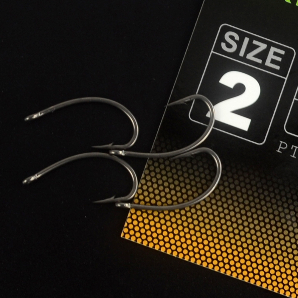Fishing Hooks 75pcs PTFE Coated High Carbon Steel Barbed Fish Hook With Eye Mix Size Carp Fishing Accessories X501 230608