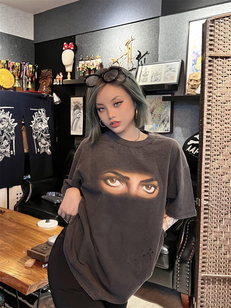 Men' T Shirts Vintage Jackson Eye Print Retro Old Oversized T-shirt Cotton Short-sleeved American High Street Casual Loose, Black
Men' T Shirts Vintage Jackson Eye Print Retro Old Oversized T-shirt Cotton Short-sleeved American High Street Casual Loose, Black