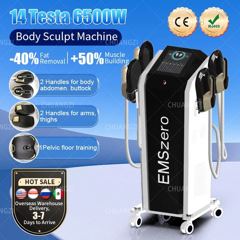 Emszero RF Equipment Neo EMS 14 Tesla 6500W Muscle Stimulator Machine Handle Painless Body Slimming Build For Salon 2023
Emszero RF Equipment Neo EMS 14 Tesla 6500W Muscle Stimulator Machine Handle Painless Body Slimming Build For Salon 2023