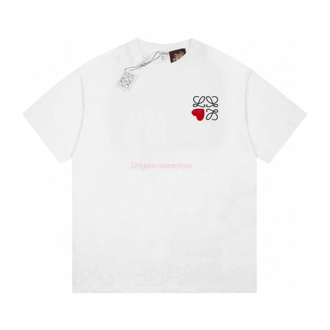 Designer Fashion Clothing Tees Tshirts Loewe Ceiling Fashion Brand 2023 Summer Tshirt Love Embroidery Solid Color Mens and Womens Couple Short Sleeve Luxury Casual, White
Designer Fashion Clothing Tees Tshirts Loewe Ceiling Fashion Brand 2023 Summer Tshirt Love Embroidery Solid Color Mens and Womens Couple Short Sleeve Luxury Casual, White