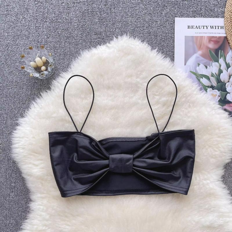 Women' Tanks Butterfly Top PU Spaghetti Strap Crop Tops For Women Bow Backless Chic Camisole Female Streetwear Spicy Girl Summer Drop, Black
Women' Tanks Butterfly Top PU Spaghetti Strap Crop Tops For Women Bow Backless Chic Camisole Female Streetwear Spicy Girl Summer Drop, Black