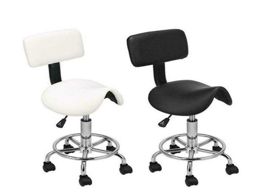 Adjustable Hydraulic Swivel Saddle Stool SPA Salon Rolling Chair With Backrest4500130
Adjustable Hydraulic Swivel Saddle Stool SPA Salon Rolling Chair With Backrest4500130