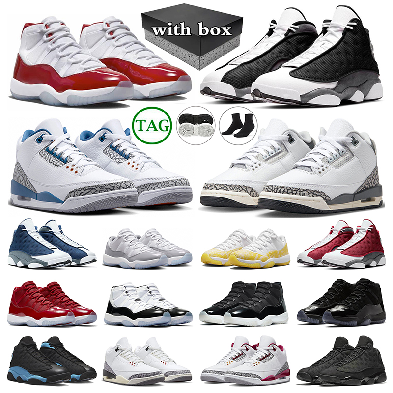 with box 3 11 13 men basketball shoes cherry 11s Cement Grey Cap And Gown 3s White Cement Reimagined Muslin 13s Black Flint Playoffs mens trainers sports sneakers
with box 3 11 13 men basketball shoes cherry 11s Cement Grey Cap And Gown 3s White Cement Reimagined Muslin 13s Black Flint Playoffs mens trainers sports sneakers