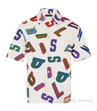 New Loose Graffiti Letter Print T-shirt Women Design Feeling Small And Unique Short Sleeve Polo Shirt