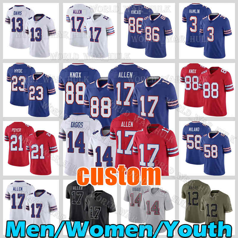 17 Josh Allen Football Jersey Buffalos 86 Dalton Kincaid 14 Stefon Diggs Von Miller Billes Dawson Knox Matt Milano Micah Hyde Damar Hamlin TreDavious White Gabe Davis, Custom men jersey(b e)
17 Josh Allen Football Jersey Buffalos 86 Dalton Kincaid 14 Stefon Diggs Von Miller Billes Dawson Knox Matt Milano Micah Hyde Damar Hamlin TreDavious White Gabe Davis, Custom men jersey(b e)