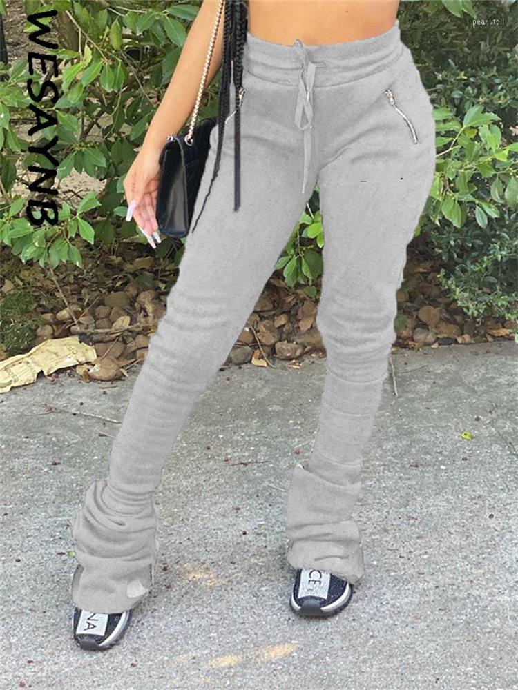 Women' Pants WESAYNB Fall Outfits Clothes Drawstring For Women 2023 Fashion High Waist Print Gray Black Trousers Streetwear
Women' Pants WESAYNB Fall Outfits Clothes Drawstring For Women 2023 Fashion High Waist Print Gray Black Trousers Streetwear