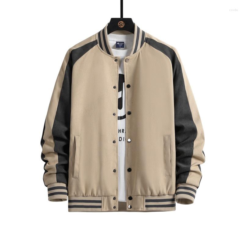 Men's Suits 2023 Men's Autumn Baseball Uniform Letter Embroidered Thin Color Matching Casual Jacket, Black
Men's Suits 2023 Men's Autumn Baseball Uniform Letter Embroidered Thin Color Matching Casual Jacket, Black