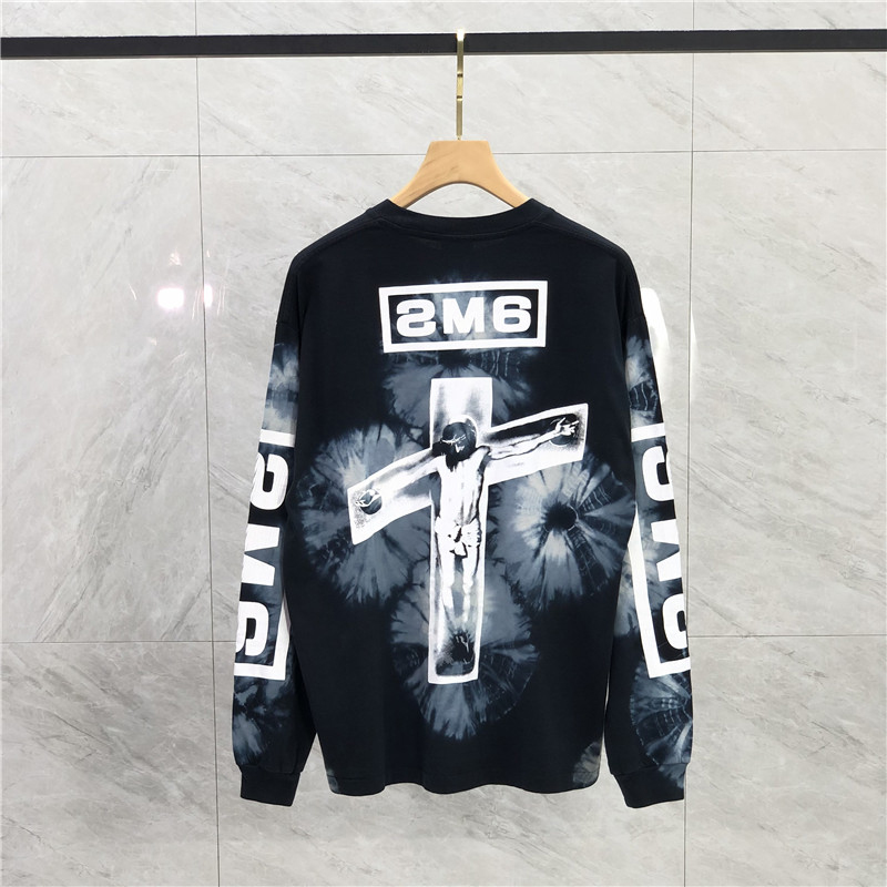 23SS Autumn Winter Men Cross Tees Vintage Oversize Cracked Print Distressed Fashion Washed Long Sleeve Unisex Tshirt, Black
23SS Autumn Winter Men Cross Tees Vintage Oversize Cracked Print Distressed Fashion Washed Long Sleeve Unisex Tshirt, Black