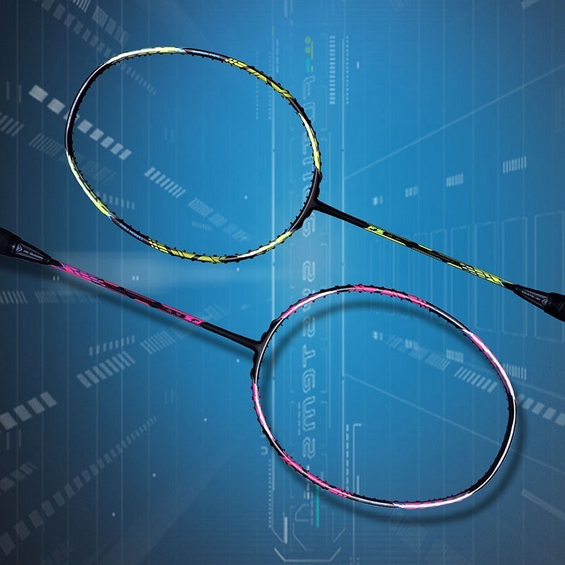 Badminton Rackets Badminton Rackets Adult 4U Offensive Racket Carbon Fiber Professional Single Racquet Outdoor Sports Training Accessories 230608