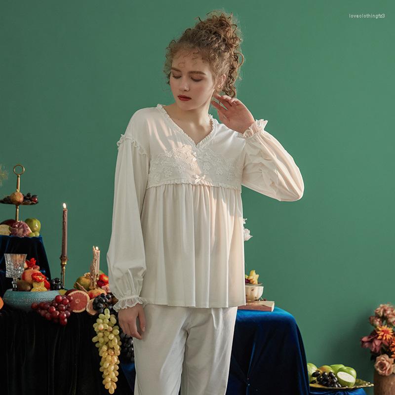 Women' Sleepwear Pyjamas Women Pajamas Ladies Long-sleeved Woman Princess Sweet, Blue
Women' Sleepwear Pyjamas Women Pajamas Ladies Long-sleeved Woman Princess Sweet, Blue