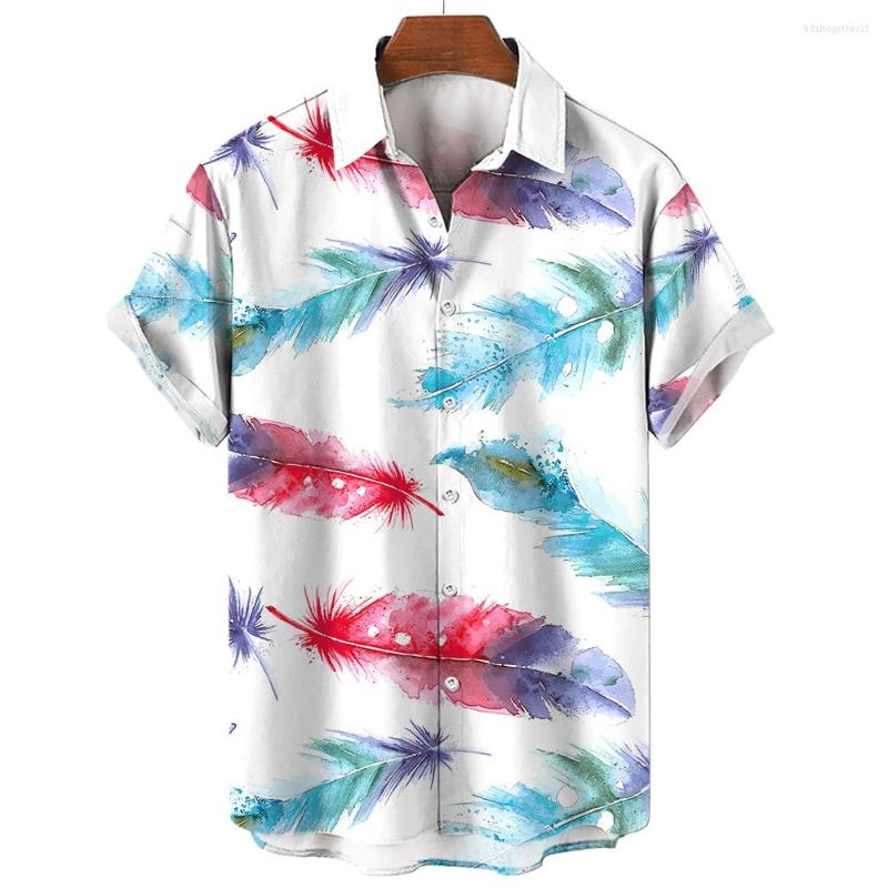 Men's Casual Shirts Feather Shirt For Men 3d Printed Summer Men'S Clothing Street Tops Tees Loose Oversized-Shirts Beach Hawaiian, E01-hy10097
Men's Casual Shirts Feather Shirt For Men 3d Printed Summer Men'S Clothing Street Tops Tees Loose Oversized-Shirts Beach Hawaiian, E01-hy10097