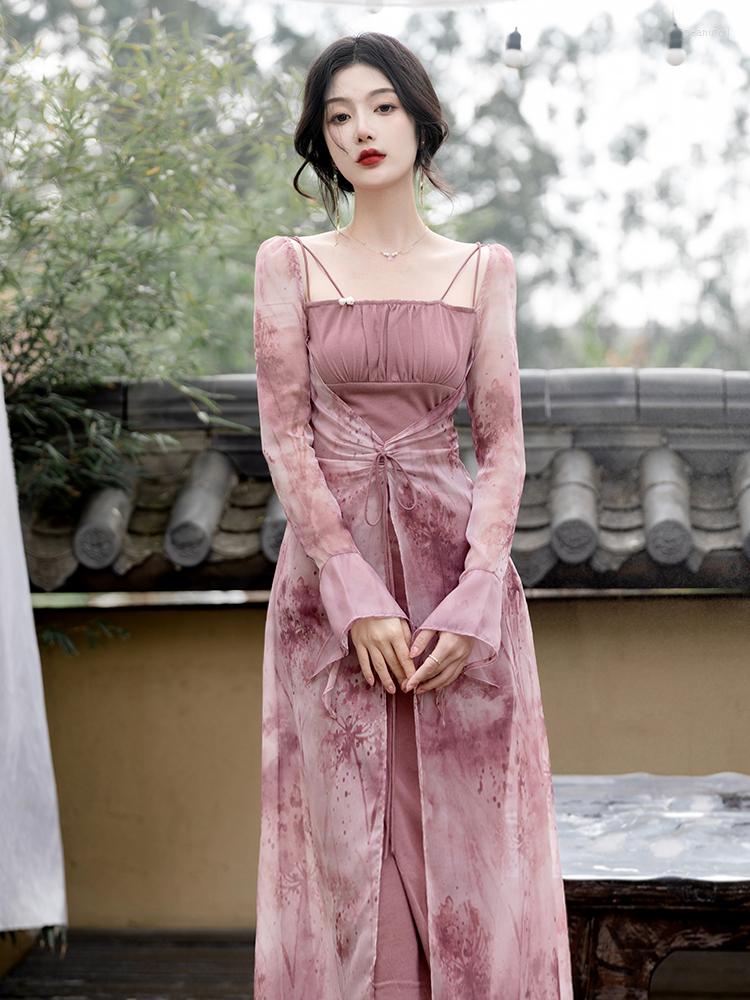Casual Dresses Floral Dress For Women 2023 Fashion Beach Holiday Elegant Long Sleeve Midi Chic Square Collar Fairy Chiffon, Picture color
Casual Dresses Floral Dress For Women 2023 Fashion Beach Holiday Elegant Long Sleeve Midi Chic Square Collar Fairy Chiffon, Picture color