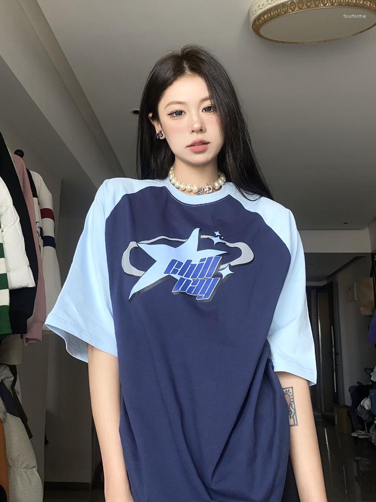 Women's T Shirts HOUZHOU Oversized Graphic T-shirts Women Y2k Harajuku American Vintage Korean Streetwear BF Short Sleeve Tee Casual Female, Blue
Women's T Shirts HOUZHOU Oversized Graphic T-shirts Women Y2k Harajuku American Vintage Korean Streetwear BF Short Sleeve Tee Casual Female, Blue