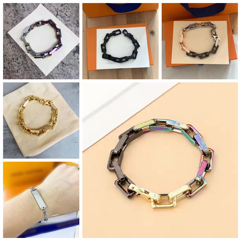 Luxury Designer Fashion Charm Bracelet New Heat Stainless Steel Bracelet 3 Metal Buckle Chain Multi-color adjustable size bracelet for both men and women
Luxury Designer Fashion Charm Bracelet New Heat Stainless Steel Bracelet 3 Metal Buckle Chain Multi-color adjustable size bracelet for both men and women