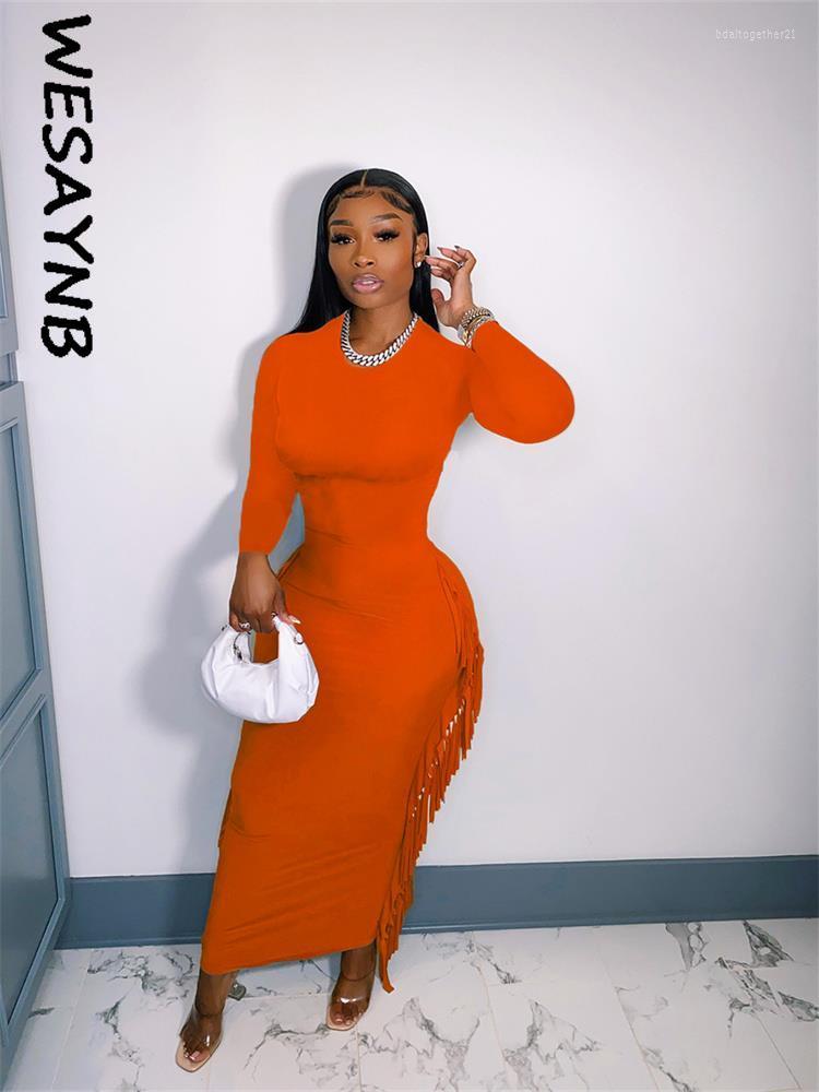 Casual Dresses Fashion Long Sleeve For Women Fall 2023 Skinny Slim Tassel O Neck Clothing Sexy Women' Black Red Club Maxi Dress
Casual Dresses Fashion Long Sleeve For Women Fall 2023 Skinny Slim Tassel O Neck Clothing Sexy Women' Black Red Club Maxi Dress