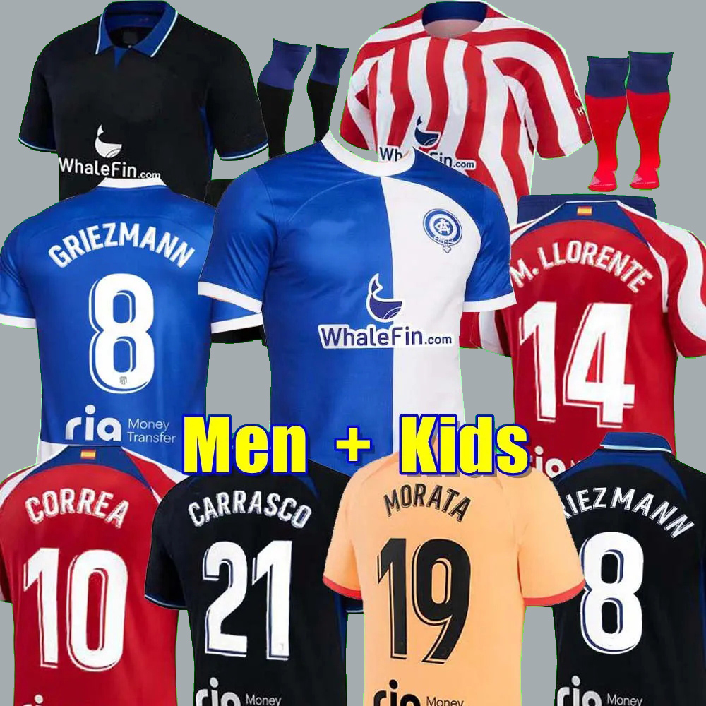 22 23 24 ATL soccer jerseys MEMPHIS 2023 2024 M. LLORENTE Correa camiseta football shirts away kids GRIEZMANN R. DE PAUL CARRASCO 120th Anniversary Atletico MadridS, 21 22 third 2 patch
22 23 24 ATL soccer jerseys MEMPHIS 2023 2024 M. LLORENTE Correa camiseta football shirts away kids GRIEZMANN R. DE PAUL CARRASCO 120th Anniversary Atletico MadridS, 21 22 third 2 patch