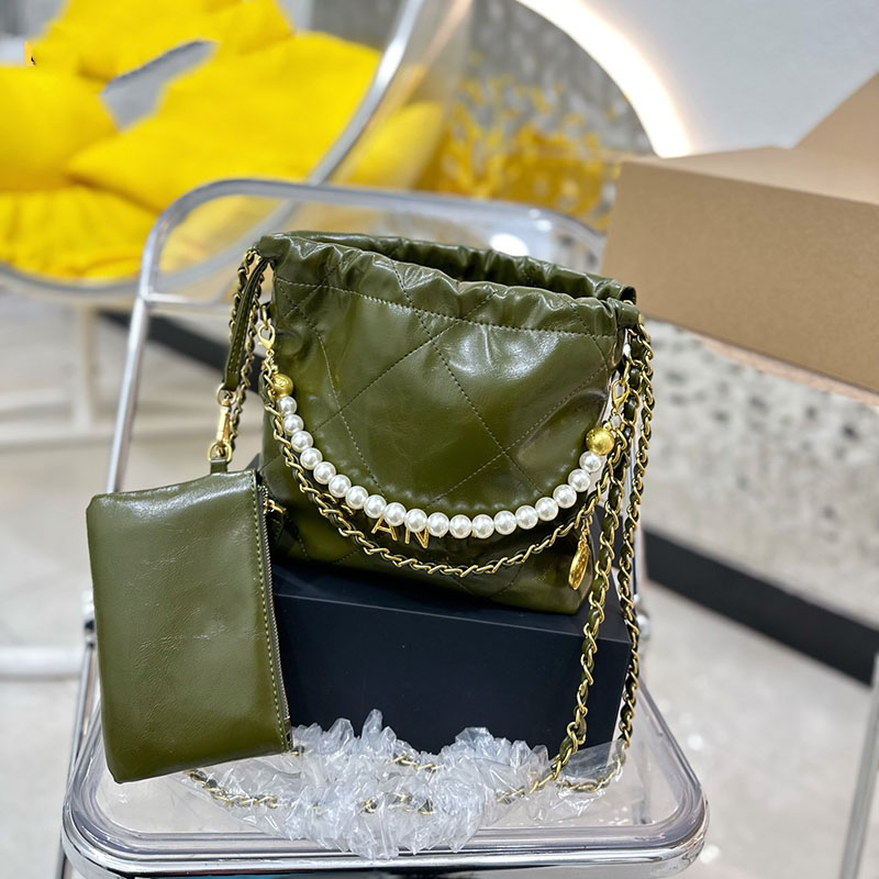 Bags Lambskin Designer Gold Chain Pearl Tote Lady Garbage Crossbody Classic Clutch Shopping Bag Womens Matel Wallet Handbags Attached Purse Size 22x23cm, 7#34x32cm
Bags Lambskin Designer Gold Chain Pearl Tote Lady Garbage Crossbody Classic Clutch Shopping Bag Womens Matel Wallet Handbags Attached Purse Size 22x23cm, 7#34x32cm